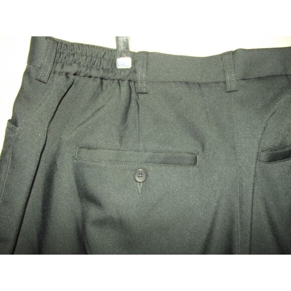 oobe Pants Womens Plus Size 28 x 31" Gray Flat Front straight leg Uniform Work - Picture 8 of 9